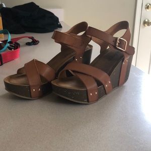Women’s cork Wedges